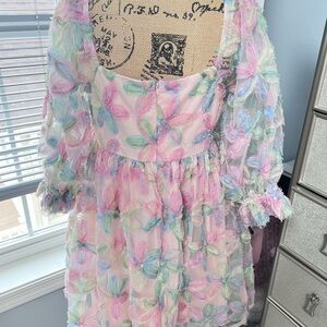 Daisy Whimsical Babydoll Dress